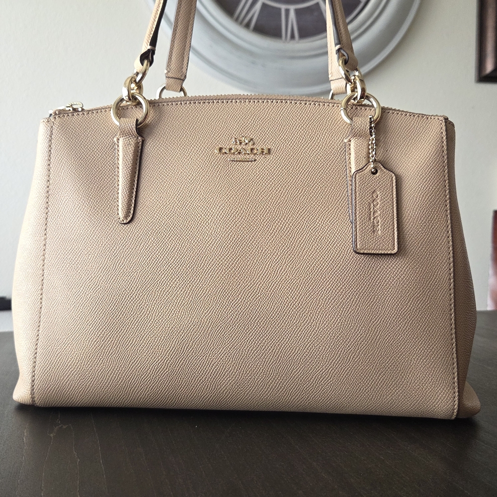 Coach Tan Savannah Carryall Bag